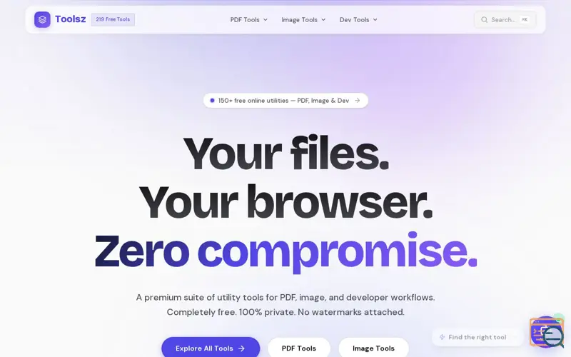 Screenshot of Toolsz
