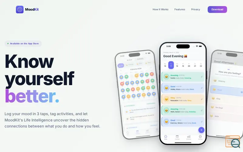 Screenshot of MoodKit
