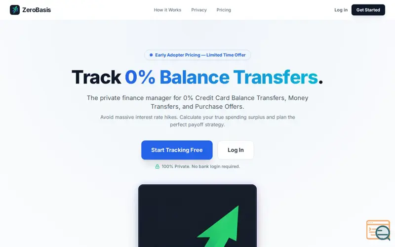 Screenshot of ZeroBasis
