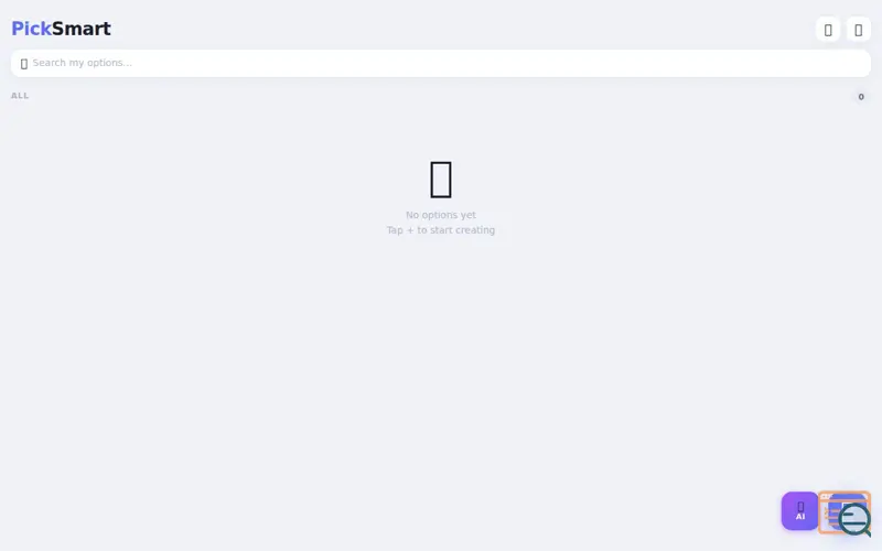 Screenshot of Smart Choice