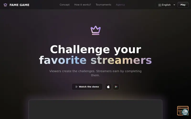Screenshot of Fame Game
