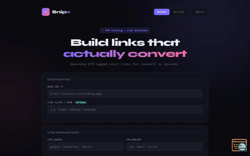 Screenshot of Snipx