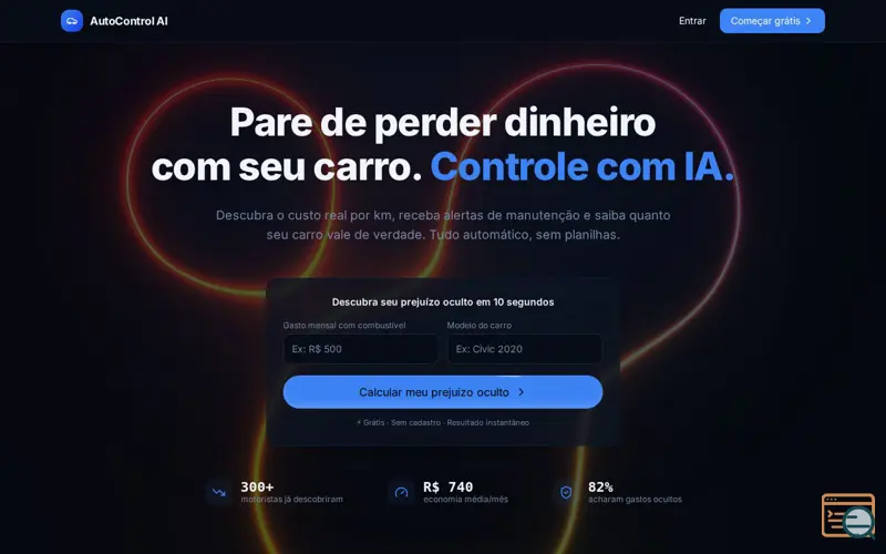 Screenshot of AutoControl AI