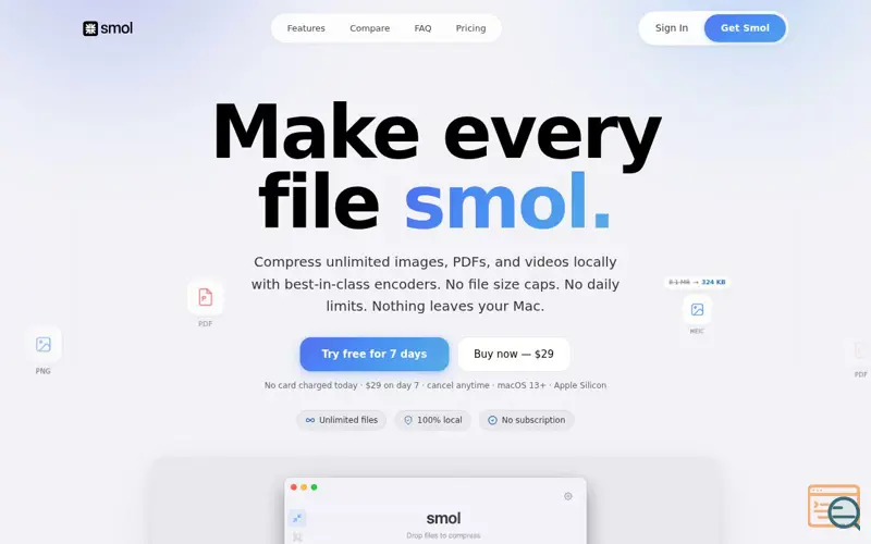 Screenshot of Smol