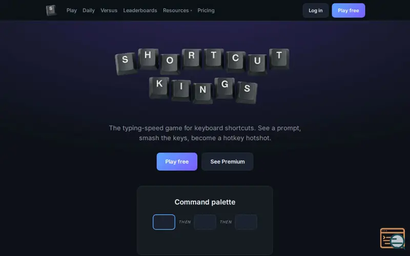 Screenshot of Shortcut Kings