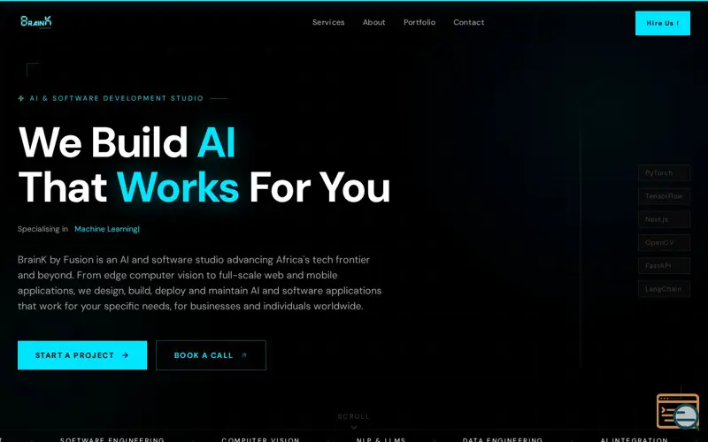 Screenshot of BrainK by Fusion