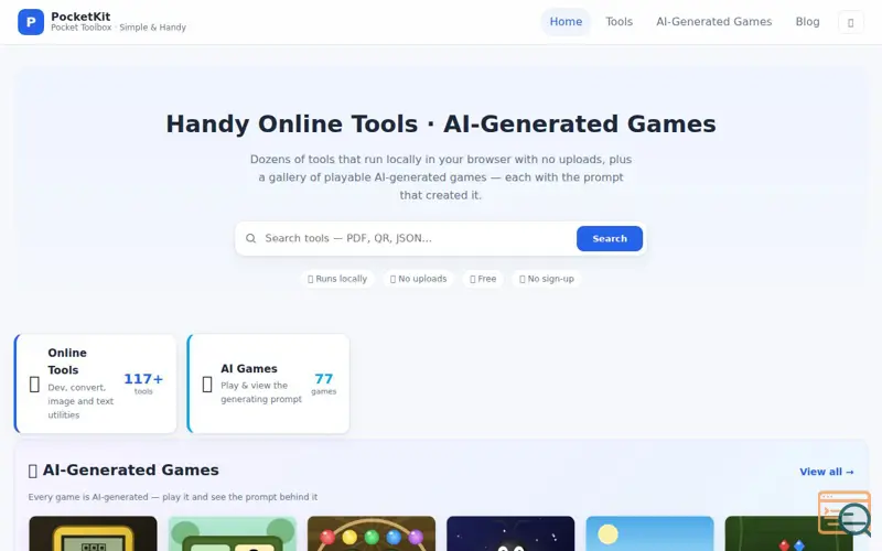 Screenshot of 口袋工具箱 PocketKit