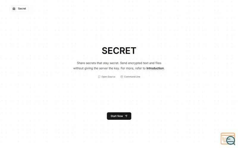 Screenshot of Secret