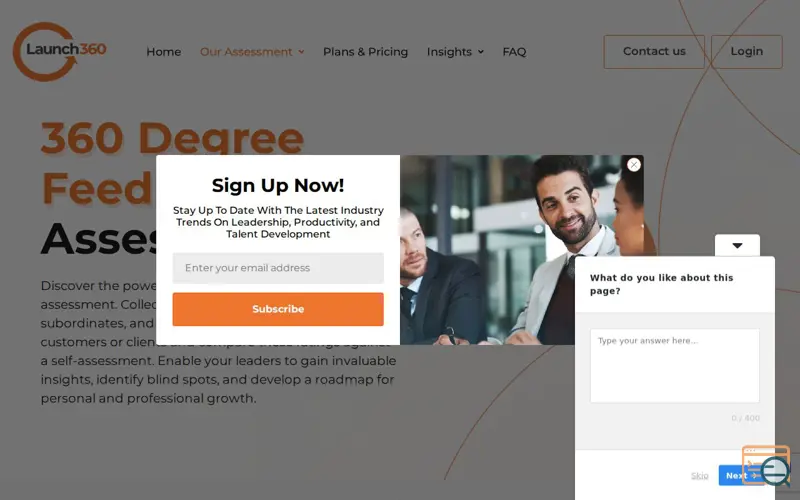 Screenshot of Launch 360, a launch using Sucuri