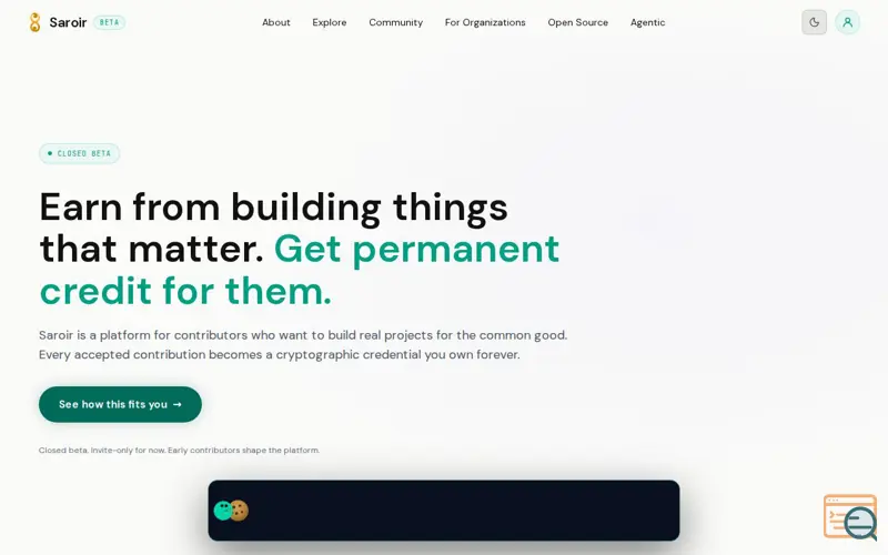 Screenshot of Saroir