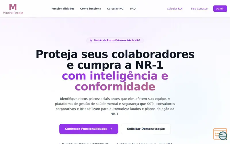 Screenshot of Mindra People