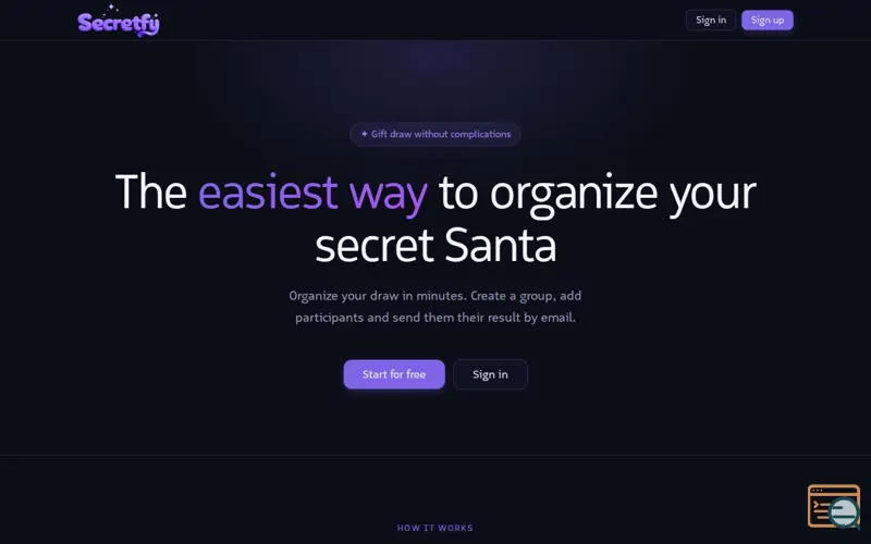 Screenshot of Secretfy