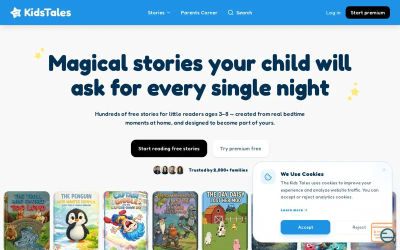 Screenshot of Free Bedtime Stories for Kids