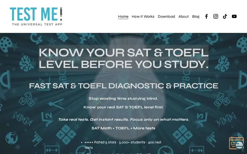 Screenshot of Test Me!