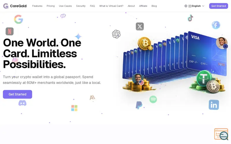 Screenshot of CoreGold