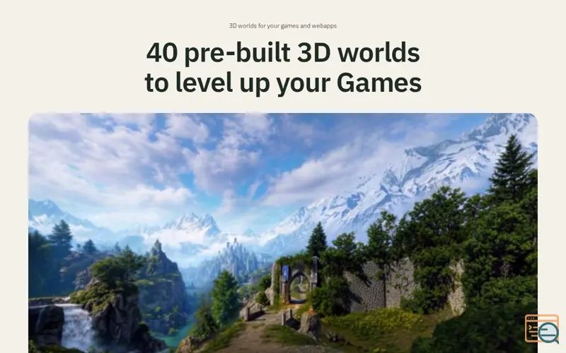 Screenshot of I built 40 beautiful 3D Game worlds