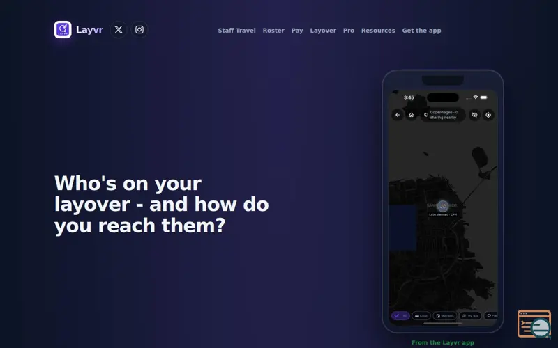 Screenshot of Layvr
