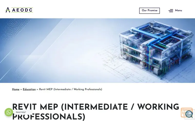 Screenshot of AEO Design Consultants