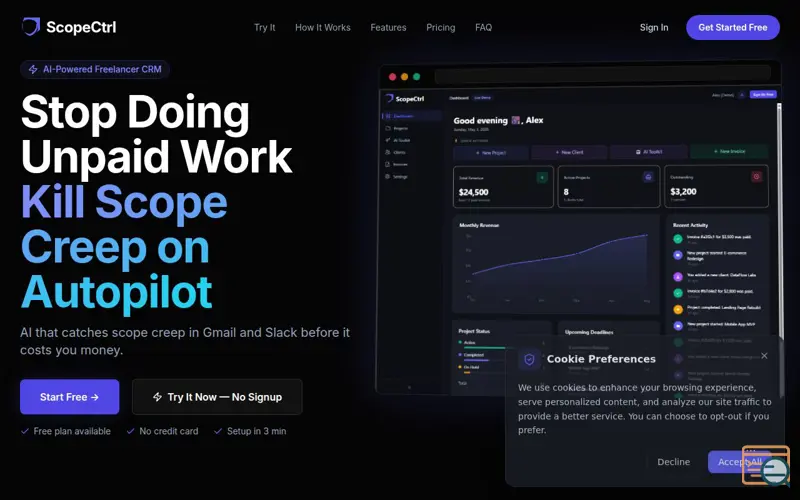 Screenshot of ScopeCtrl