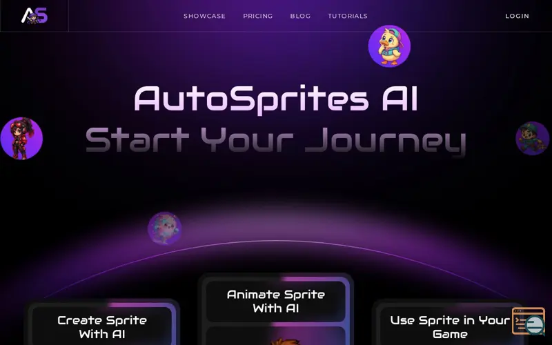 Screenshot of Autosprites AI Studio