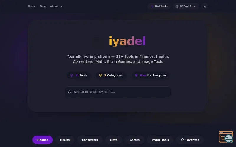 Screenshot of iyadel