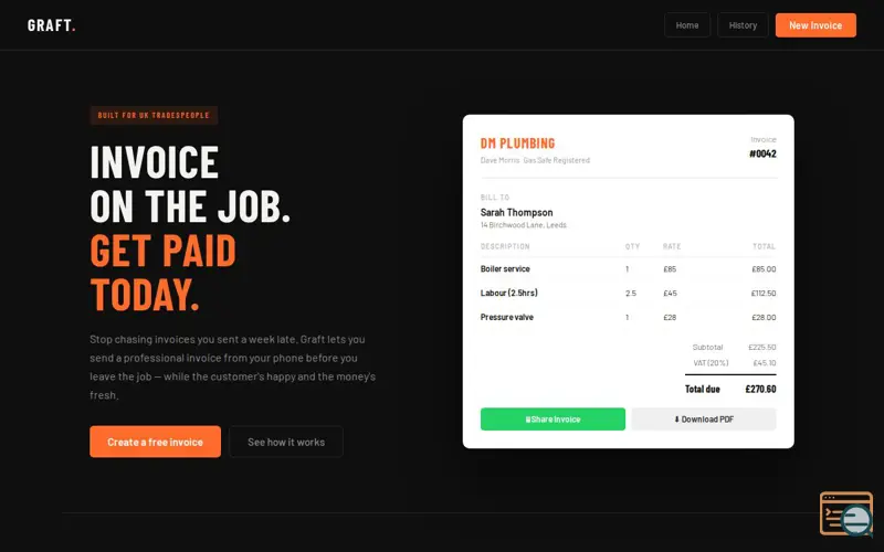Screenshot of Graft