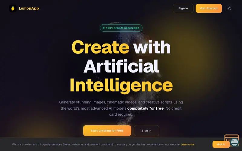 Screenshot of LemonApp