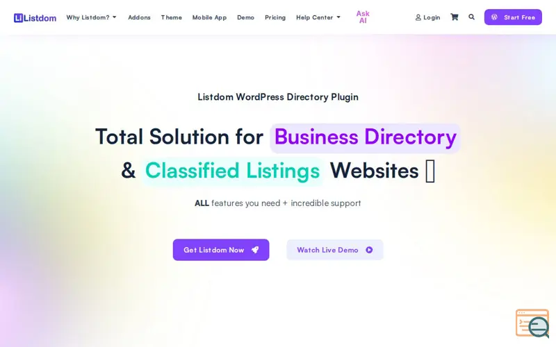 Screenshot of Listdom