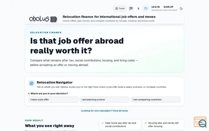 Screenshot of Obolus