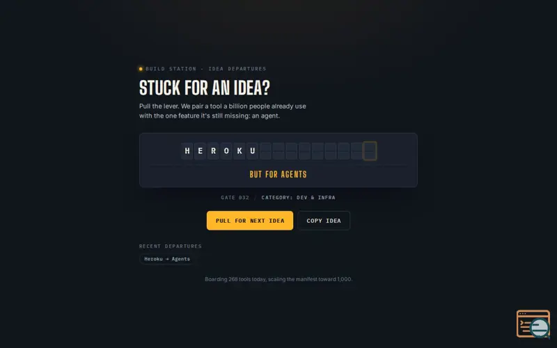 Screenshot of Agent Departures