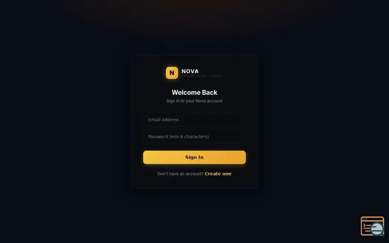 Screenshot of Nova