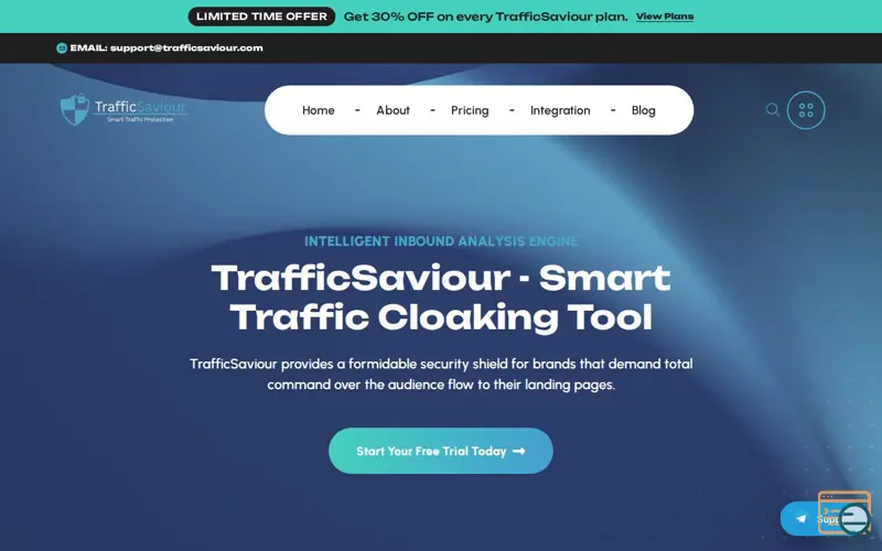 Screenshot of TrafficSaviour