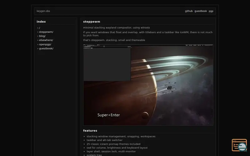 Screenshot of Keygen