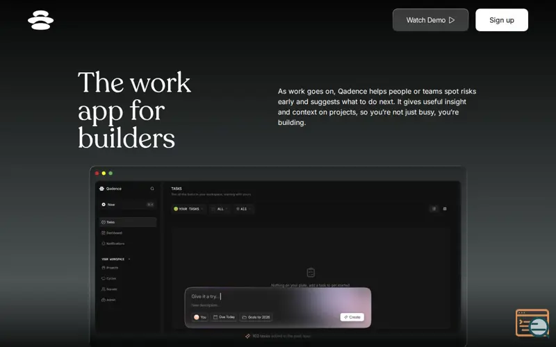Screenshot of Qadence