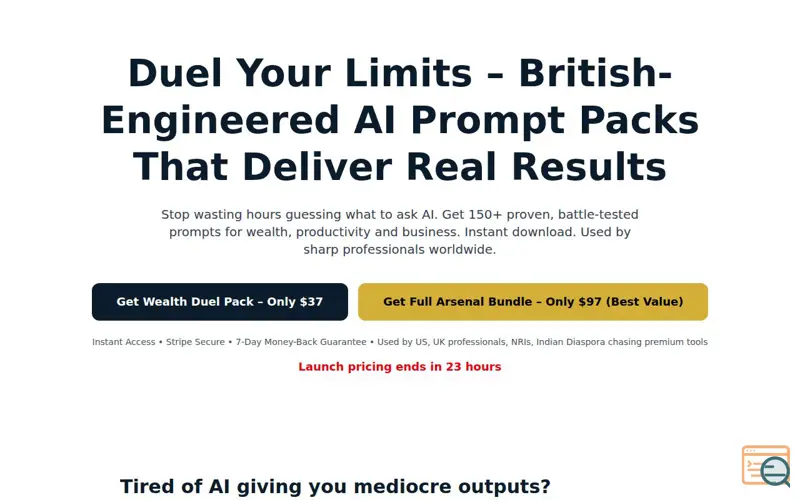Screenshot of CareDuel