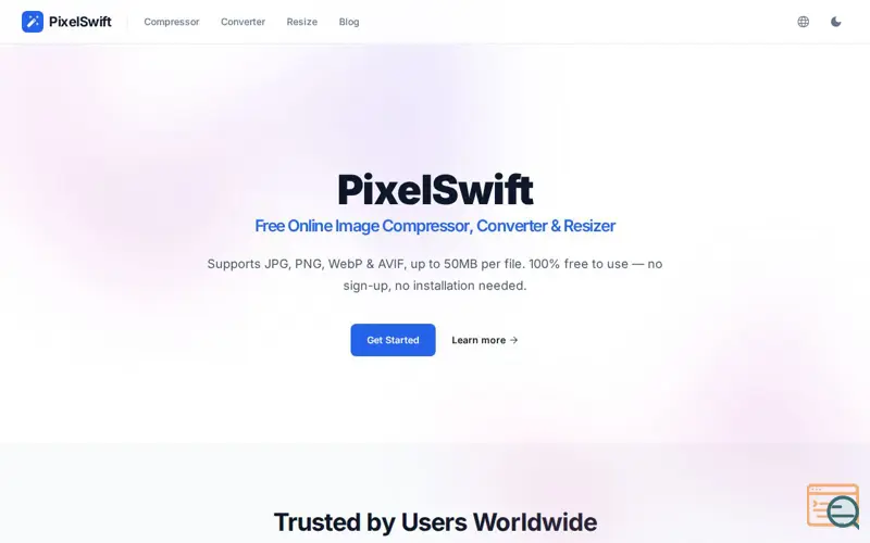 Screenshot of PixelSwift