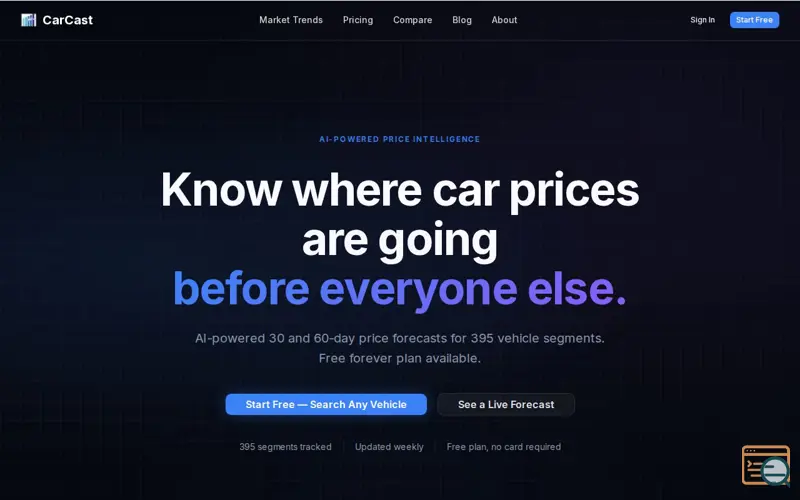 Screenshot of CarCast