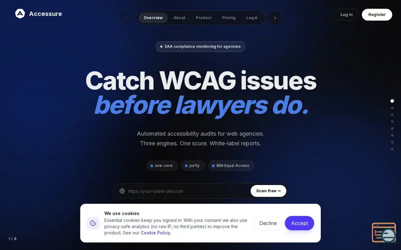 Screenshot of Accessure