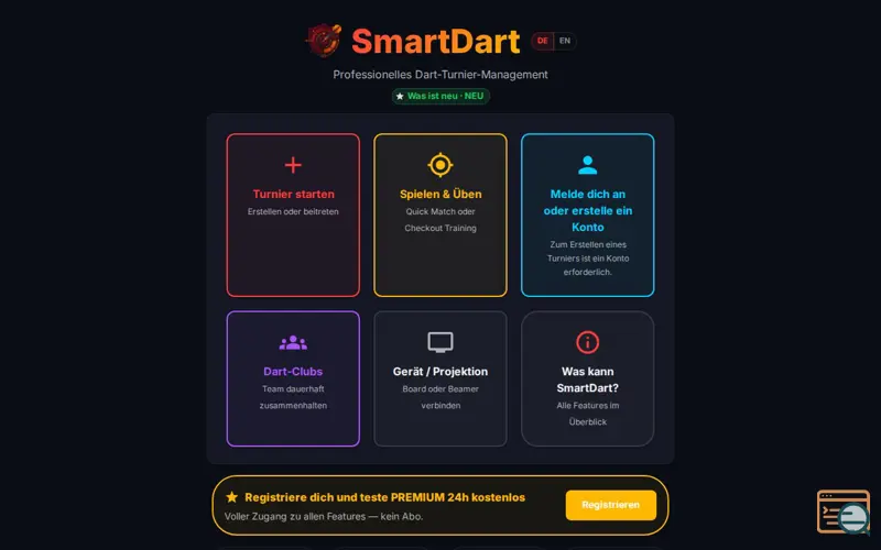 Screenshot of SmartDart