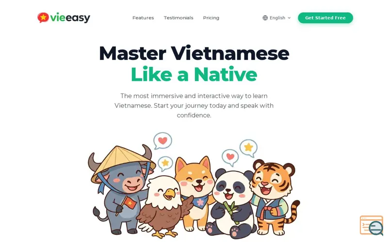 Screenshot of VieEasy - Master Native Vietnamese
