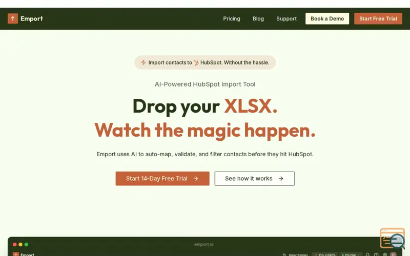 Screenshot of Emport