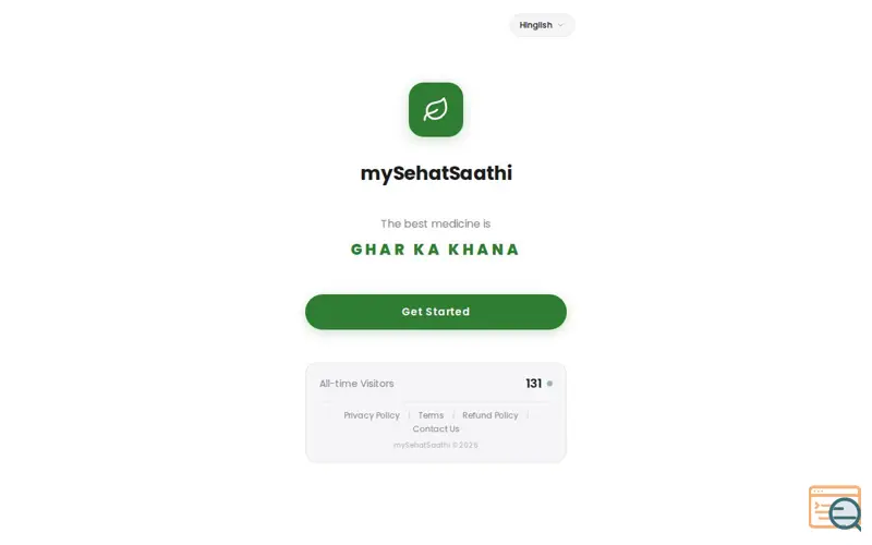 Screenshot of mySehatSaathi
