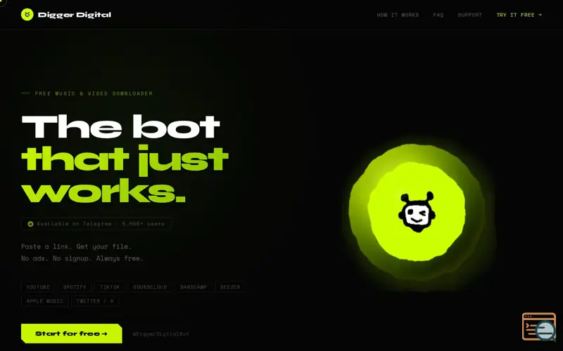 Screenshot of Digger Digital
