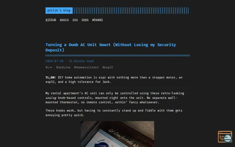 Screenshot of Prilik