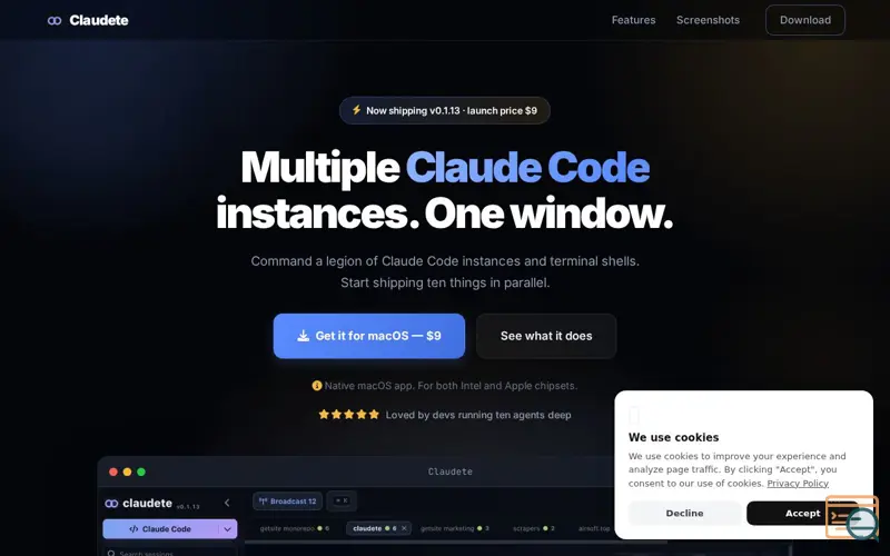 Screenshot of Claudete