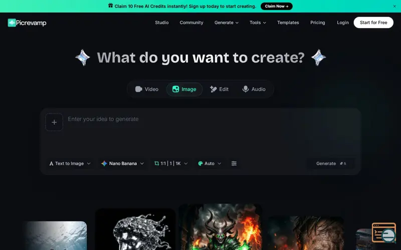 Screenshot of PicRevamp