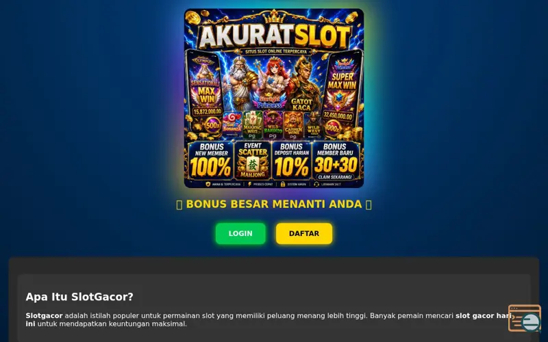 Screenshot of AkuratSlot