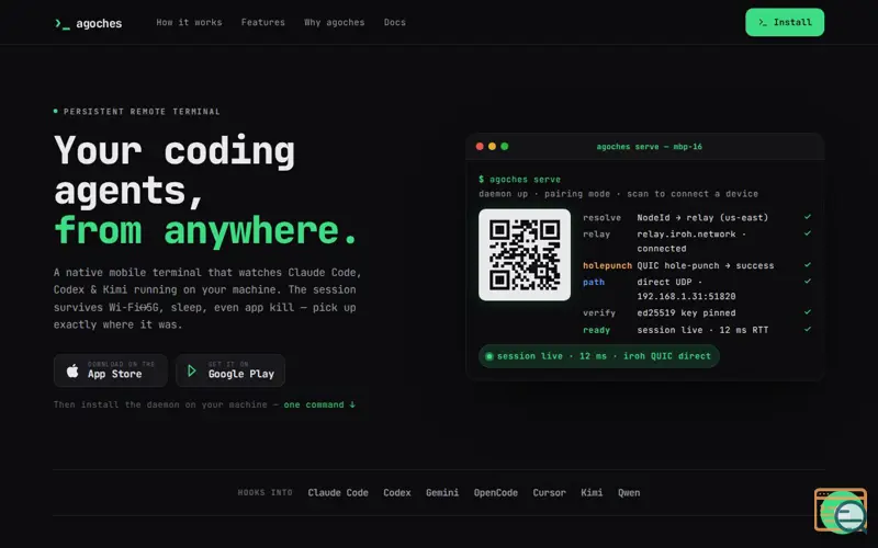 Screenshot of Agoches