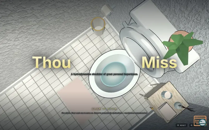 Screenshot of Thou Shalt Not Miss
