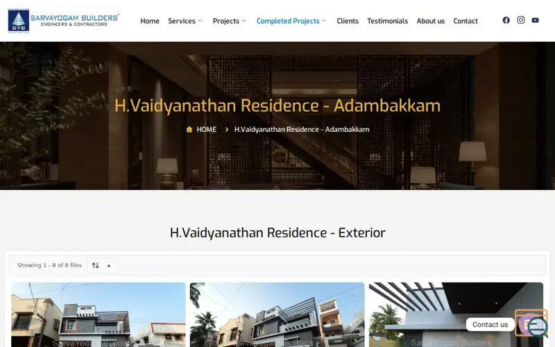 Screenshot of Building Dreams in Adambakkam